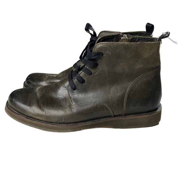 John Varvatos Leather Lace Up Chukka Boot Men's Size 11 - Picture 1 of 8